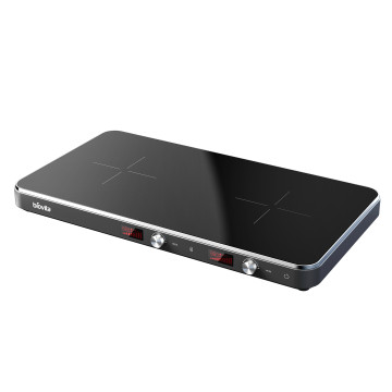 Plită cu inducție ONIX-DUO, 3400W, 2 zone de gătire, 10 trepte de putere, timer 1