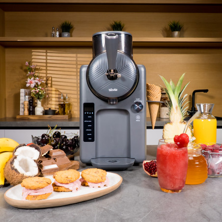 Aparat pentru înghețată și slushy, FROSTY, 150W, refrigerare automată, 1.2L capacitate, 6 programe prestabilite 8