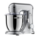 Mixer cu bol ELLA, 1300W, bol inox 4.5L, 10 viteze, 3 accesorii inox, design compact, argintiu 2