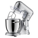 Mixer cu bol ELLA, 1300W, bol inox 4.5L, 10 viteze, 3 accesorii inox, design compact, argintiu 5