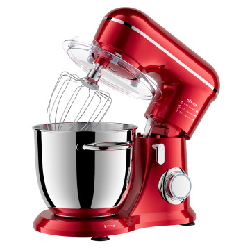copy of Mixer cu bol ELLA, 1300W, bol inox 4.5L, 10 viteze, 3 accesorii inox, design compact, roșu 1