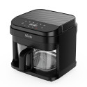 Friteuză cu aer cald / Air fryer, PRESTIGE, grătar inox, 5.5L, cos din sticlă, 1200W 1