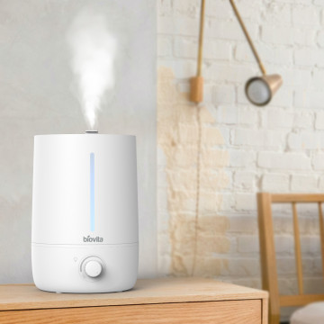 Umidificator LUNA, cu ultrasunete, 25W, rezervor 4.5L, vapori reci, iluminare, aromaterapie 2