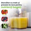 Storcător fructe și legume, cu melc din ULTEM, presare la rece, SJ5000, 10 ani garanție motor 2