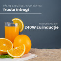 Storcător fructe și legume, cu melc din ULTEM, presare la rece, SJ5000, 10 ani garanție motor 3