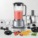 Robot de bucătărie FELIX, cu blender de 2L, Vas procesator de 2.3L, 12 funcții, 10 accesorii, râșniță, storcător, 1000W 2