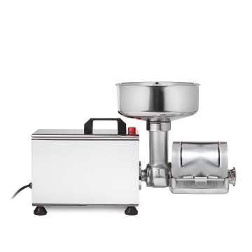 Mașină de roșii / storcător roșii, ROSSO, pentru bulion, 450W, 2 viteze, 180 RPM, carcasă inox, dreapta