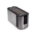 Prăjitor de pâine cu carcasă din inox, 1500W, ELITE-4D, argintiu