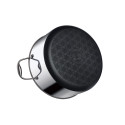 Oală inox și ceramică, cu capac, antiaderentă, VERRO-POT-28, 28 cm, cu 3 straturi, compatibilă cu orice plită sau aragaz 3