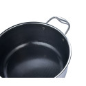 Oală inox și ceramică, cu capac, 5L, antiaderentă, VERRO-POT-24, 24 cm, cu 3 straturi, compatibilă cu orice plită sau aragaz 2