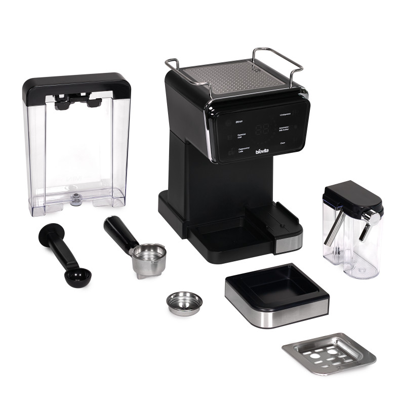 Espressor ECLIPSE-PLUS, 1350W, 20 bari, 1.5L, ecran tactil, spumare automată, programe prestabilite 4