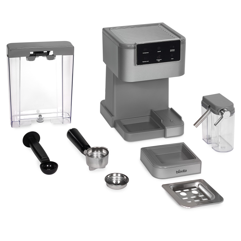 Espressor NEO-PLUS, 1350W, 20 bari, 1.5L, ecran tactil, spumare automată, programe prestabilite 3