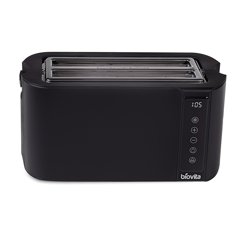 Prăjitor de pâine cu carcasă din inox, 1500W, ELITE-4D, negru 3