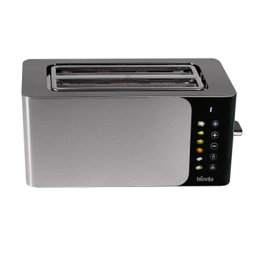 Prăjitor de pâine cu 4 felii, VISTA, 1500W, afișaj tactil, programe prestabilite, design inox 2 Prăjitor de pâine cu 4 felii, VISTA, 1500W, afișaj tactil, programe prestabilite, design inox 2