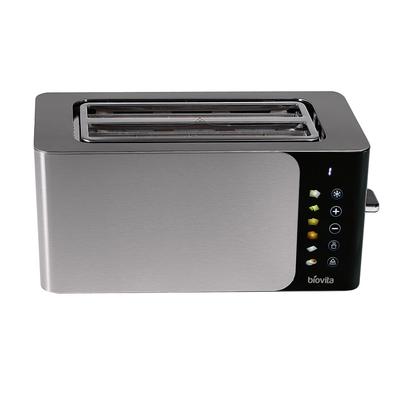 Prăjitor de pâine cu 4 felii, VISTA, 1500W, afișaj tactil, programe prestabilite, design inox 2 Prăjitor de pâine cu 4 felii, VISTA, 1500W, afișaj tactil, programe prestabilite, design inox 2