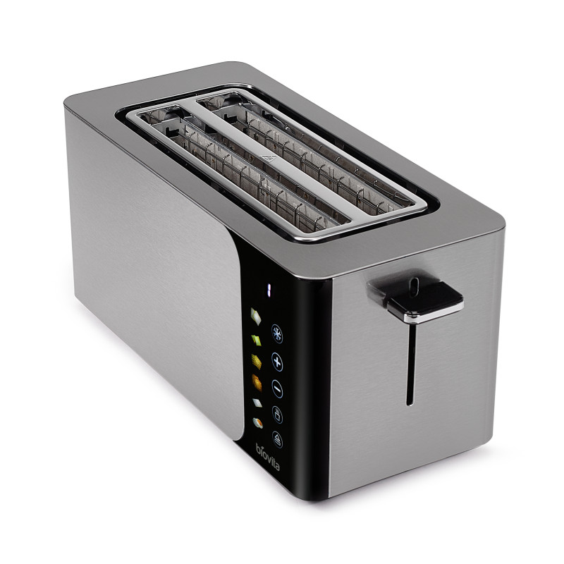 Prăjitor de pâine cu 4 felii, VISTA, 1500W, afișaj tactil, programe prestabilite, design inox 1 Prăjitor de pâine cu 4 felii, VISTA, 1500W, afișaj tactil, programe prestabilite, design inox 1