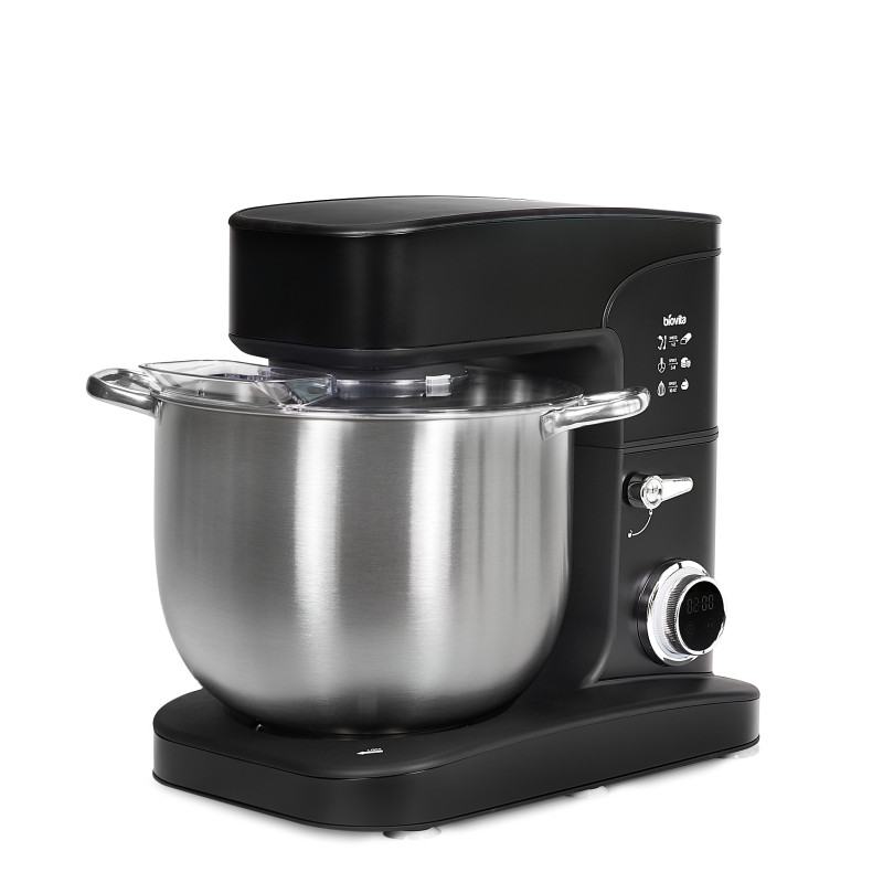 Mixer cu bol MEGA, 16L, 2800W, capacitate 3.2 kg de făină, 12 viteze, timer digital 2