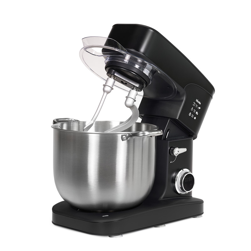 Mixer cu bol MEGA, 16L, 2800W, capacitate 3.2 kg de făină, 12 viteze, timer digital 5