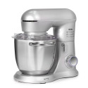 Mixer cu bol ELLA, 1300W, bol inox 4.5L, 10 viteze, 3 accesorii, design compact, argintiu 2