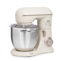 Mixer cu bol ELLA, 1300W, bol inox 4.5L, 10 viteze, 3 accesorii, design compact, crem 2