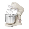 Mixer cu bol ELLA, 1300W, bol inox 4.5L, 10 viteze, 3 accesorii, design compact, crem 8