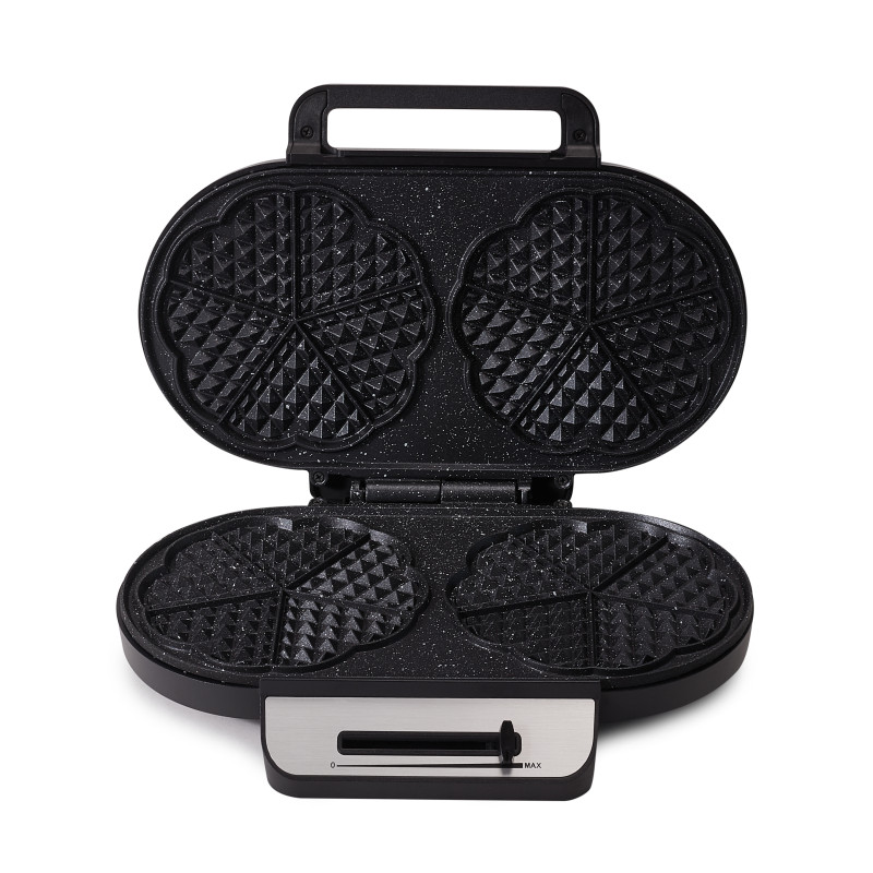 Aparat pentru vafe / gofre YUMMY-DUO, 1200W, plăci ceramice, 2 vafe 3