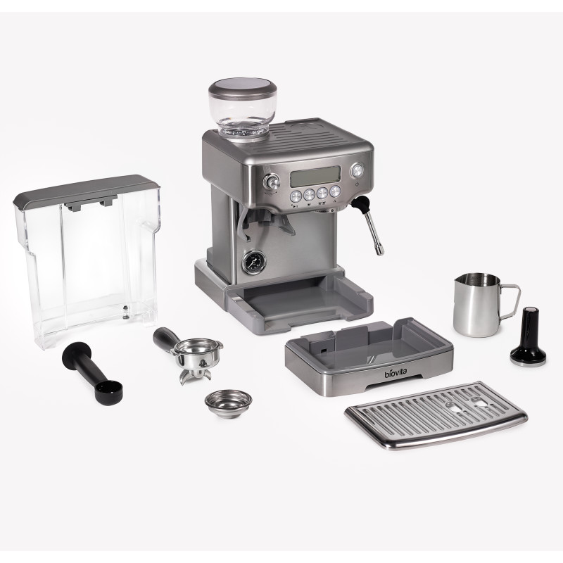 Espressor AVANTI, 2350W, râșniță încorporată, 15 Bari, rezervor 2.1L, afișaj digital, componente
