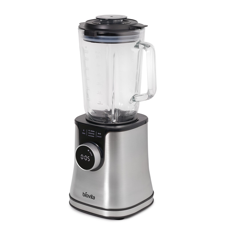 Blender MAGNUS, 1400W, vas sticlă 1.7L, 3 programe, afișaj digital, carcasă inox, profil