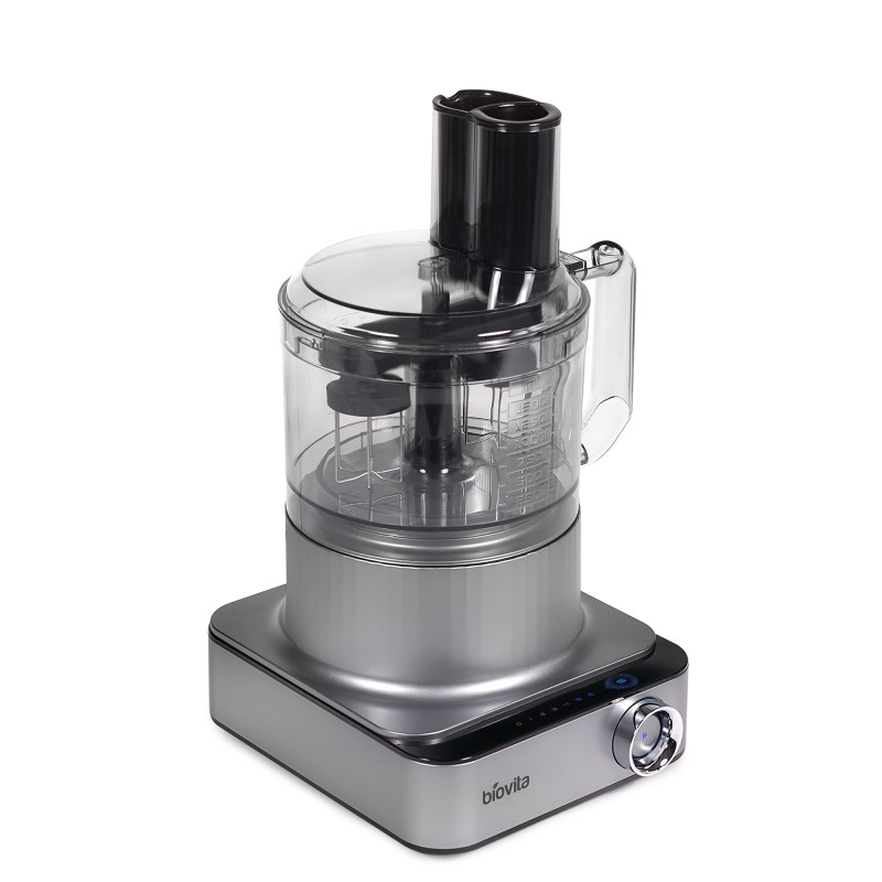 Robot de bucătărie FELIX, cu blender de 2L, Vas procesator de 2.3L, 12 funcții, 10 accesorii, râșniță, storcător, 1000W, tel