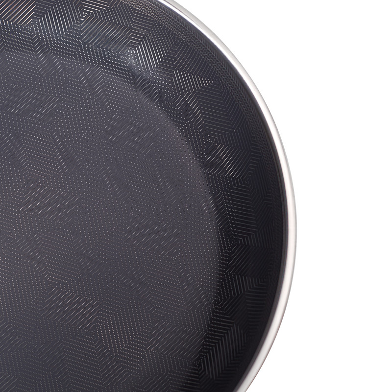 Tigaie inox și ceramică, VERO-PAN-24, 24 cm, suprafață antiaderentă