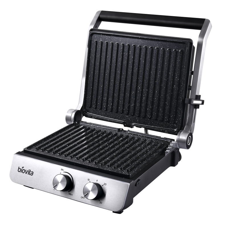 Sandwich maker și grătar electric, plăci ceramice, grill 180°, 2000W, PANINI-LUX