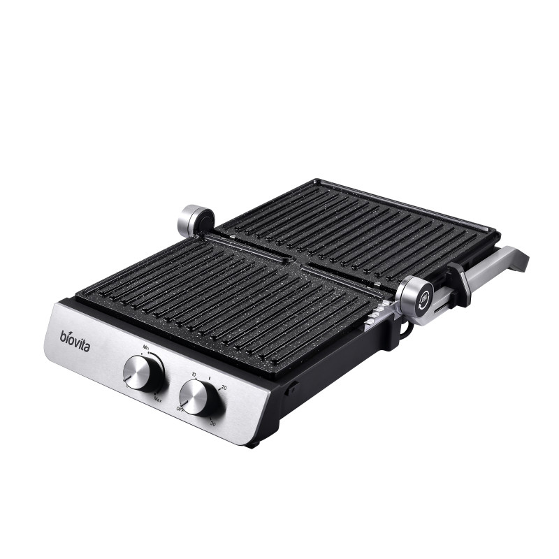 Sandwich maker și grătar electric, plăci ceramice, grill 180°, 2000W, PANINI-LUX