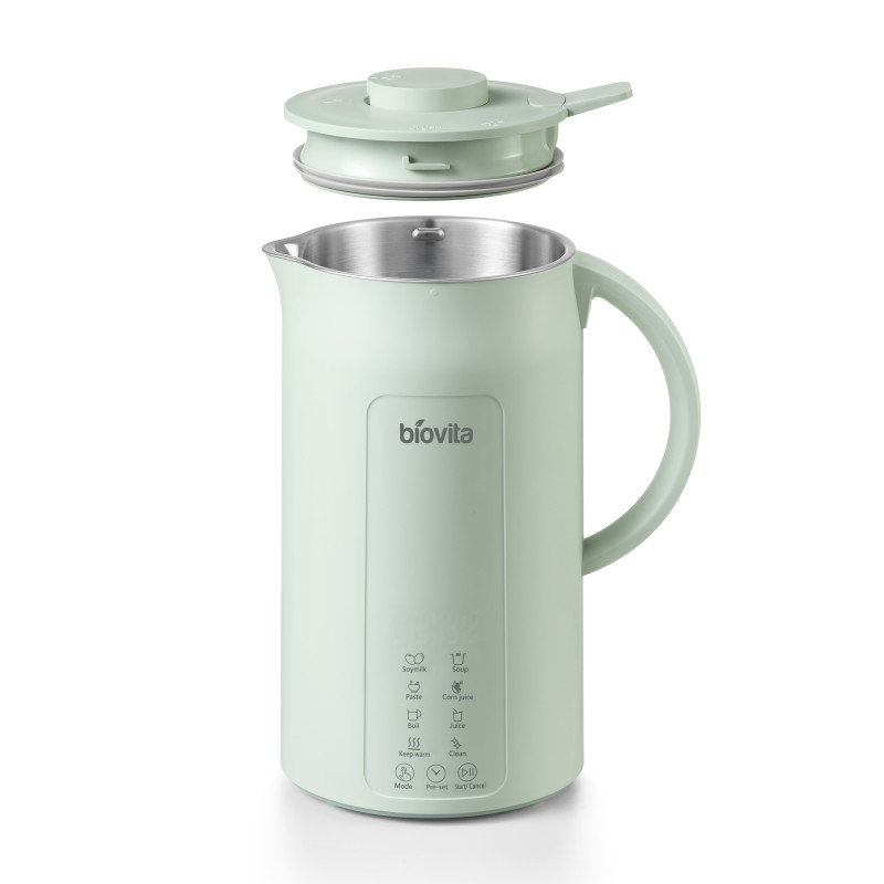 Blender cu încălzire BETTY, 1.25 L, 800 W, 8 programe, pornire programată, lame din inox, verde 2