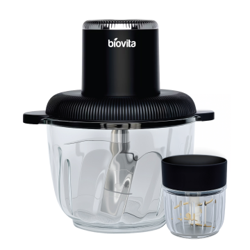 Tocător electric cu vas de 3 litri și 300 ml, putere de 500W. Chopper cu lame din oțel inoxidabil.