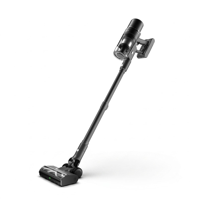 Aspirator vertical fără fir Biovita VECTOR, 450 W, baterie 2200 mAh, 3 trepte de aspirare și filtru HEPA