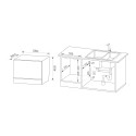 Mașină de spălat vase compactă, 6 seturi, BRIGHT, 2