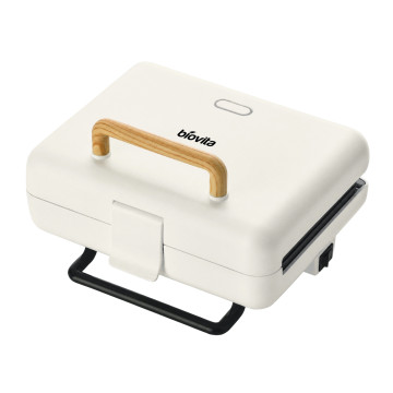 Sandwich maker CRISPY-2, 800 W, plăci ceramice detașabile, 180°, crem