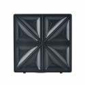 Sandwich maker CRISPY-4, 1600 W, plăci ceramice detașabile, 180°, negru 2