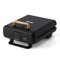 Sandwich maker CRISPY-4, 1600 W, plăci ceramice detașabile, 180°, negru