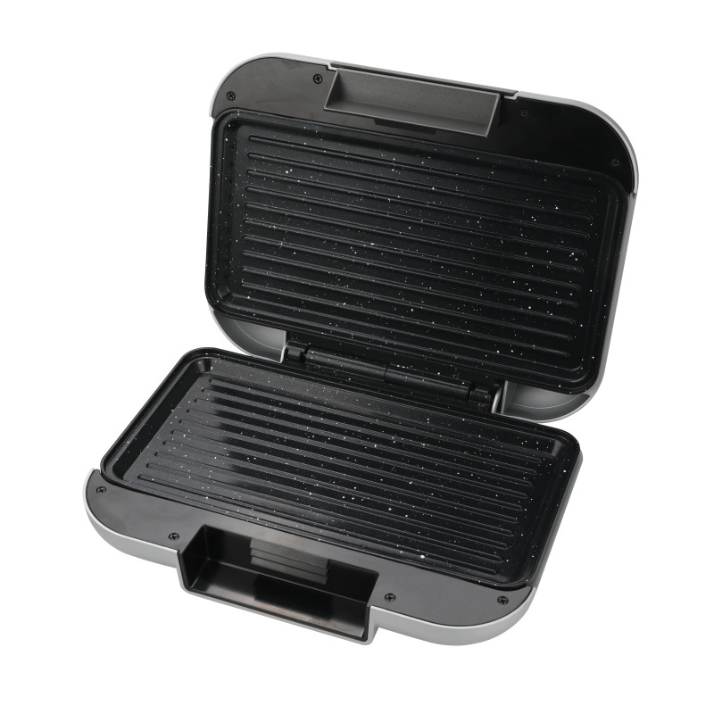 Sandwich Maker Biovita MILANO, 1000 W, cu plăci antiaderente ceramice de 28,5 × 15,2 cm, 2