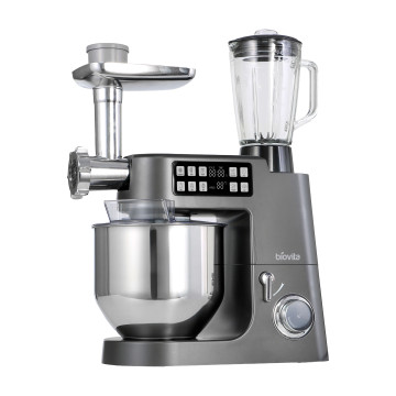 Mixer cu bol Biovita ATHENA, 2100 W, bol inox 8 L, 12 trepte, blender și tocător 1