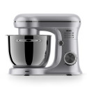 Mixer cu bol EVA, 1300 W, bol de inox 4 L, 1 kg aluat, 10 viteze, argintiu