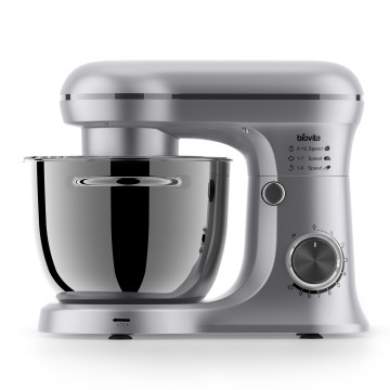 Mixer cu bol EVA, 1300 W, bol inox 4 L, 10 viteze, argintiu