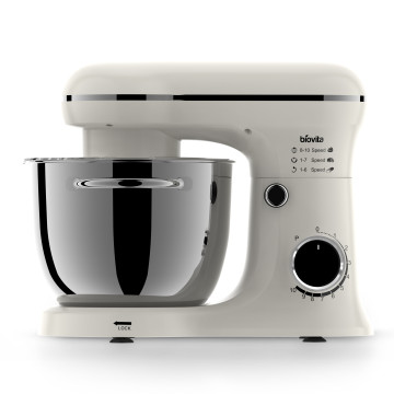 Mixer cu bol EVA, 1300 W, bol inox 4 L, 10 viteze, crem 1