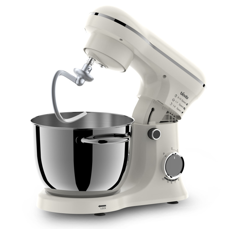 Mixer cu bol EVA, 1300 W, bol inox 4 L, 10 viteze, crem 3