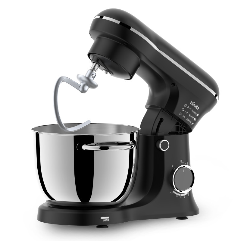 Mixer cu bol EVA, 1300 W, bol inox 4 L, 10 viteze, negru 3