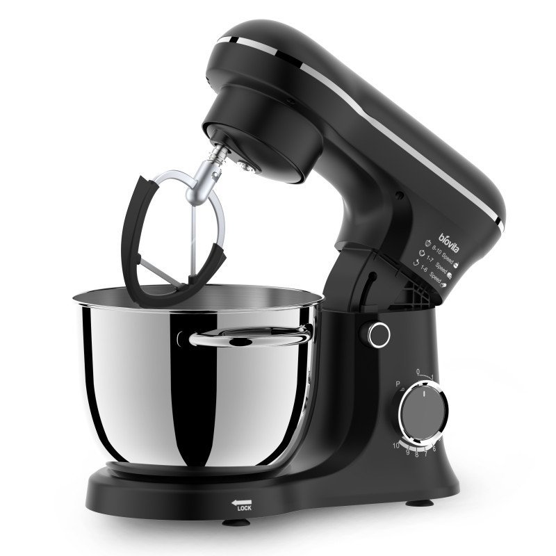 Mixer cu bol EVA, 1300 W, bol inox 4 L, 10 viteze, negru 4
