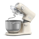 Mixer cu bol MB-1200-MAX PRO, 2 kg aluat, 1200 W, 6 L, 11 viteze, crem,1