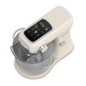 Mixer cu bol MB-1200-MAX PRO, 2 kg aluat, 1200 W, 6 L, 11 viteze, crem,2
