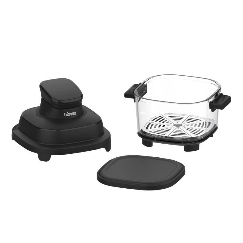 Air fryer / Friteuză cu aer cald, 1500 W, vas din sticlă 4,5 L, 6 programe, MONACO, 3
